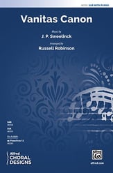 Vanitas Canon SAB choral sheet music cover